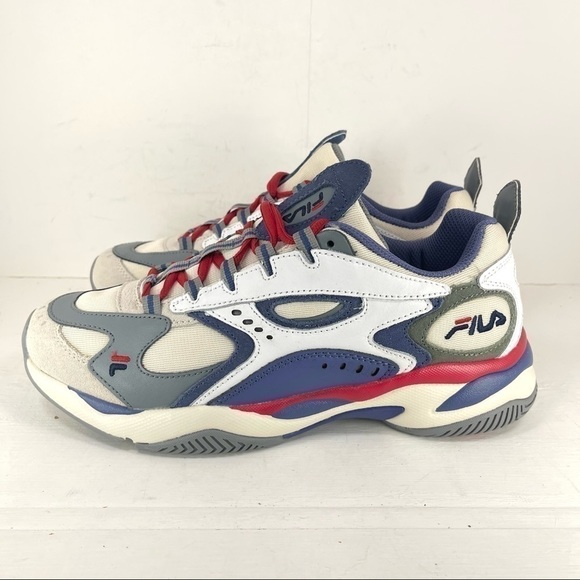 Fila Boveasorus Leather Low Top Sneaker Size 9.5 Women - Picture 4 of 9